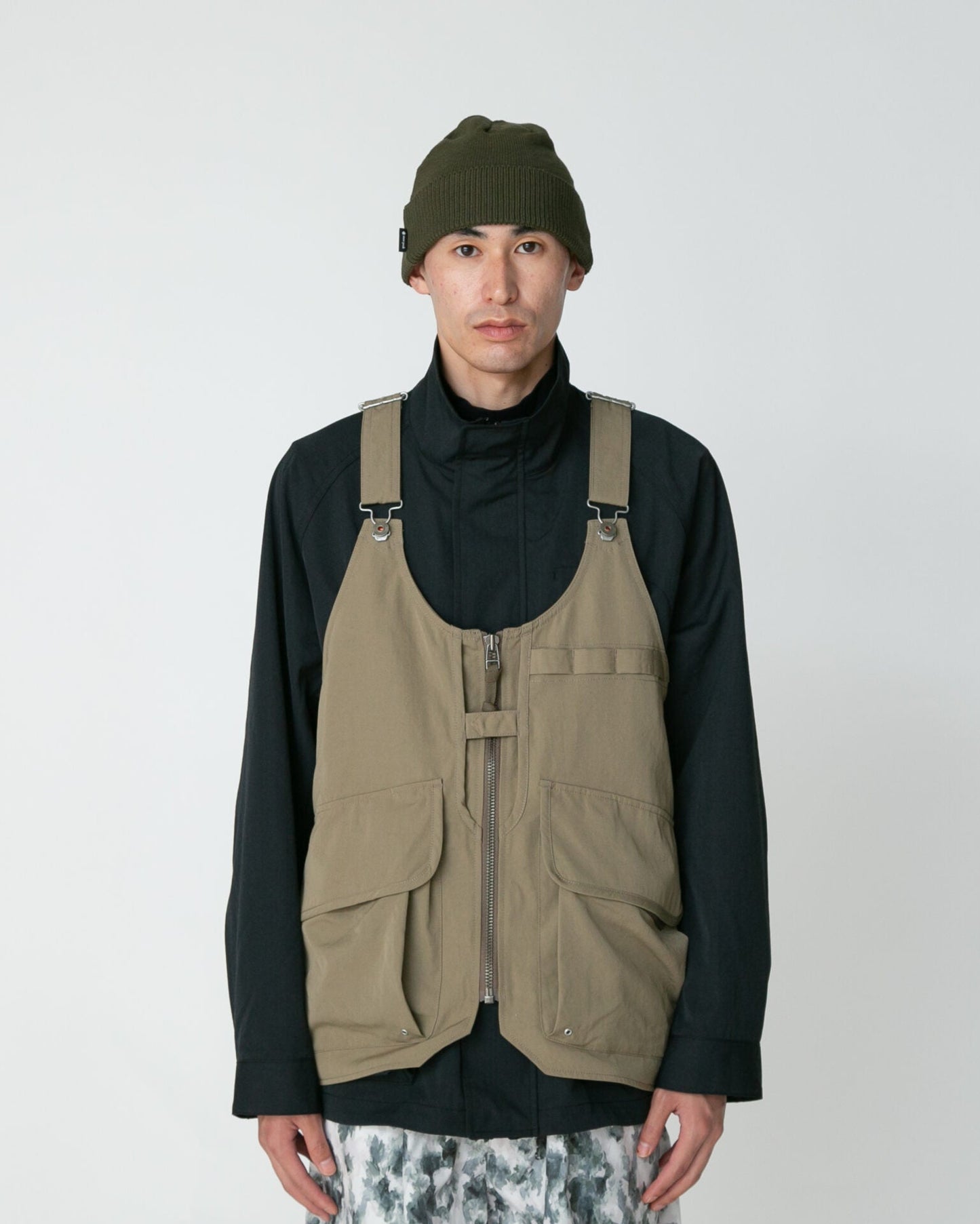 SNOW PEAK TAKIBI WEATHER CLOTH VEST - DARK BEIGE
