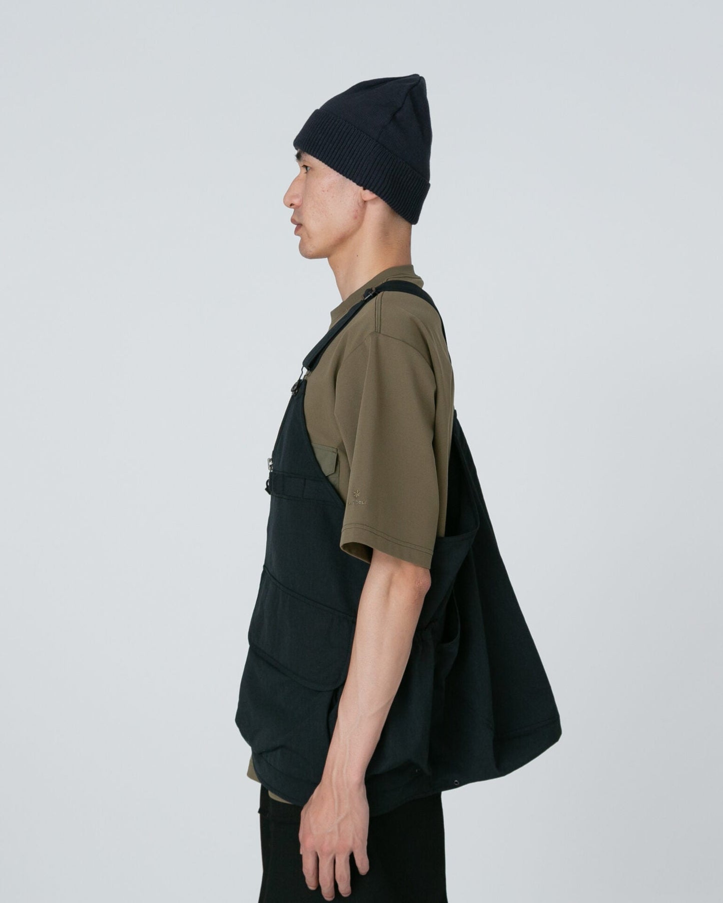 SNOW PEAK TAKIBI WEATHER CLOTH VEST - DARK BEIGE
