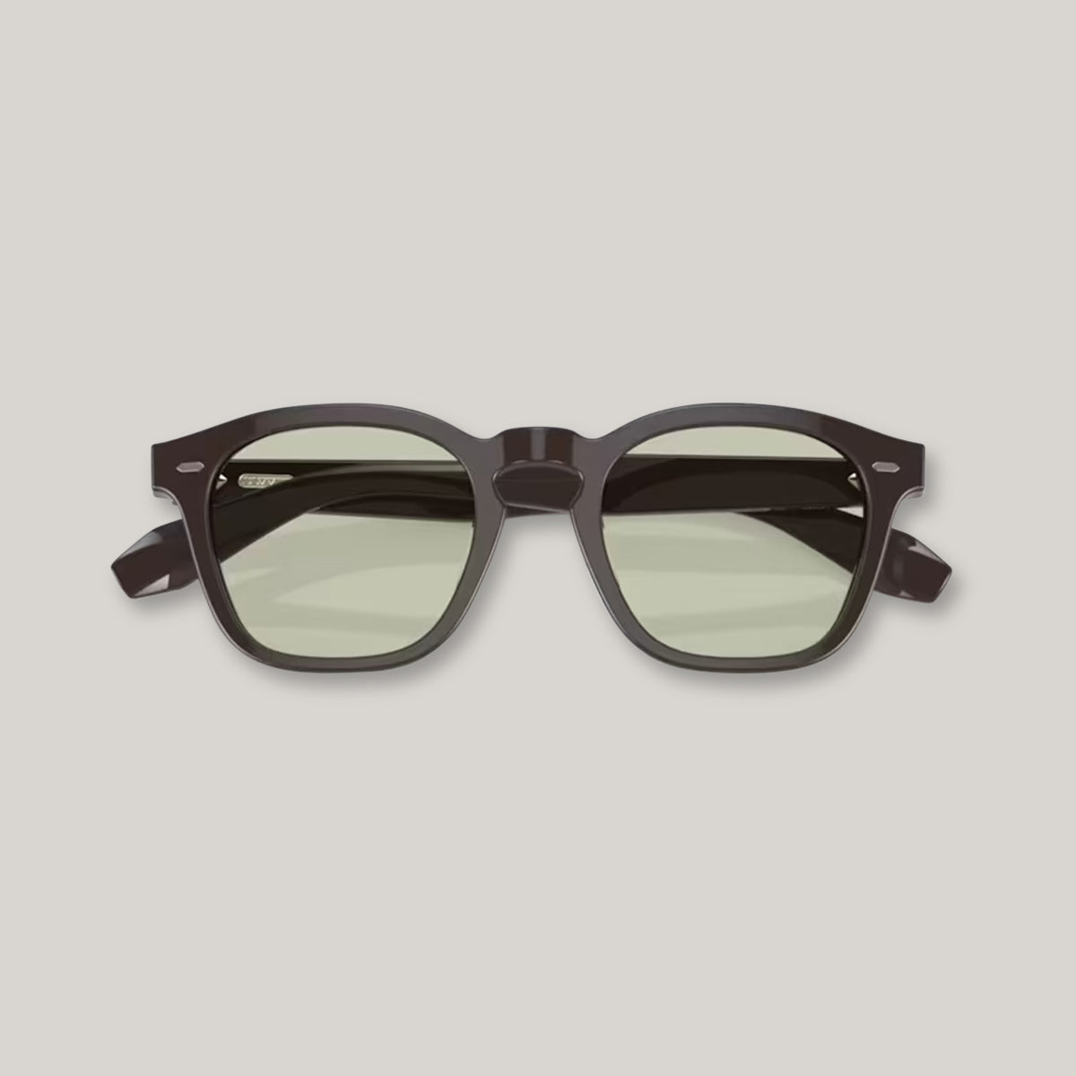 OLIVER PEOPLES N.03 KURI BROWN W/DEMO LENS - GREEN WASH