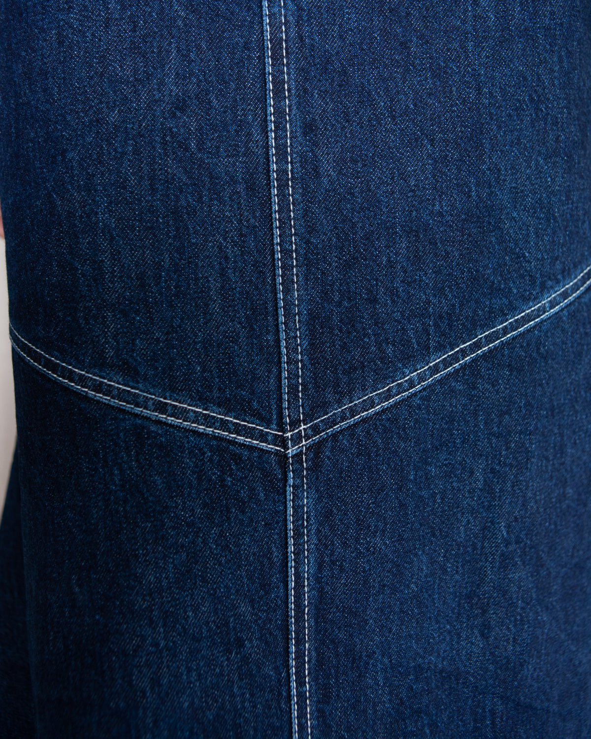 W'MENSWEAR RANCH SKIRT - INDIGO