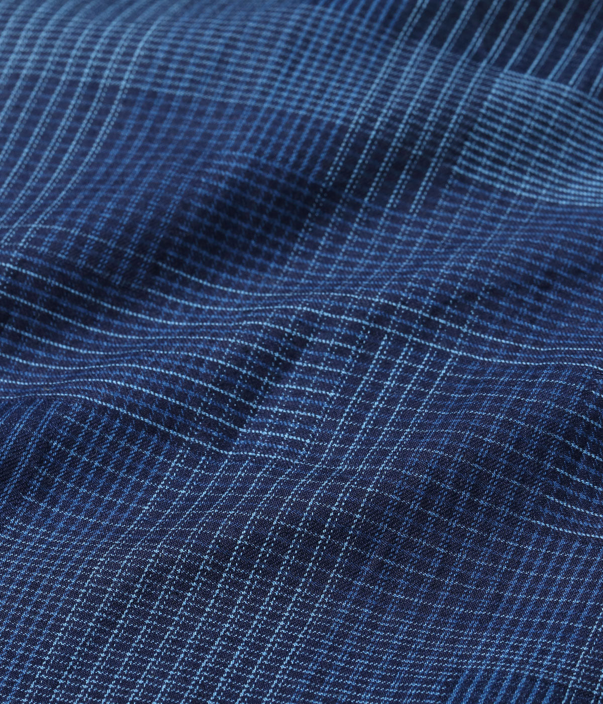 SUGAR CANE INDIGO PATCHWORK WORK SHIRT - DARK INDIGO