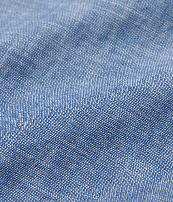 SUGAR CANE 'FICTION ROMANCE' 4.3oz SLUB CHAMBRAY L/S WORK SHIRT