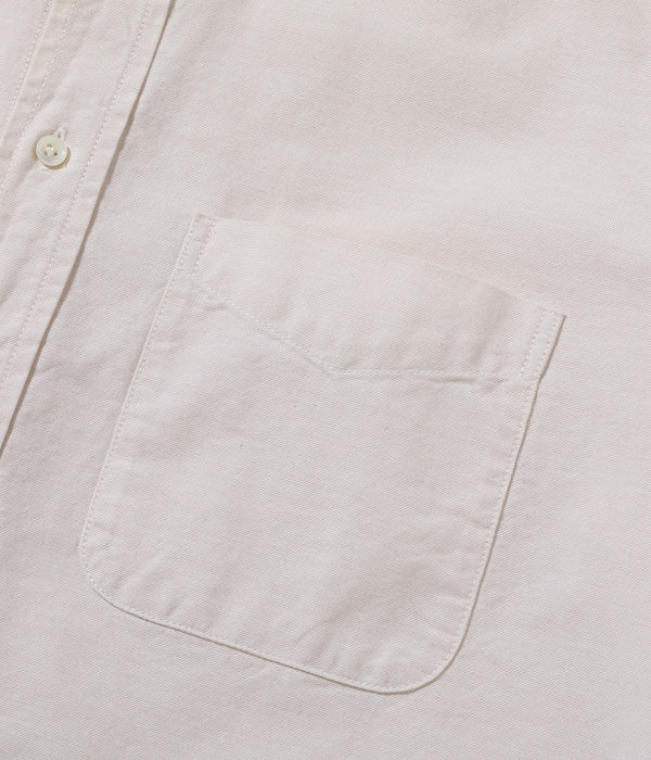 SUGAR CANE PLAIN OXFORD SHIRT - OFF-WHITE