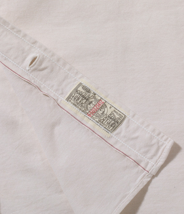 SUGAR CANE PLAIN OXFORD SHIRT - OFF-WHITE
