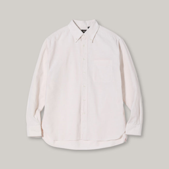 SUGAR CANE PLAIN OXFORD SHIRT - OFF-WHITE