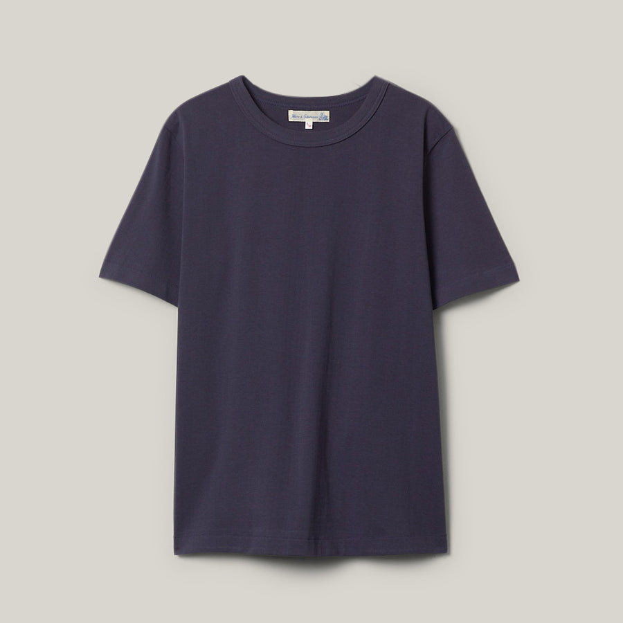 MERZ B. SCHWANEN 2S14 HEAVY T-SHIRT - NAVY