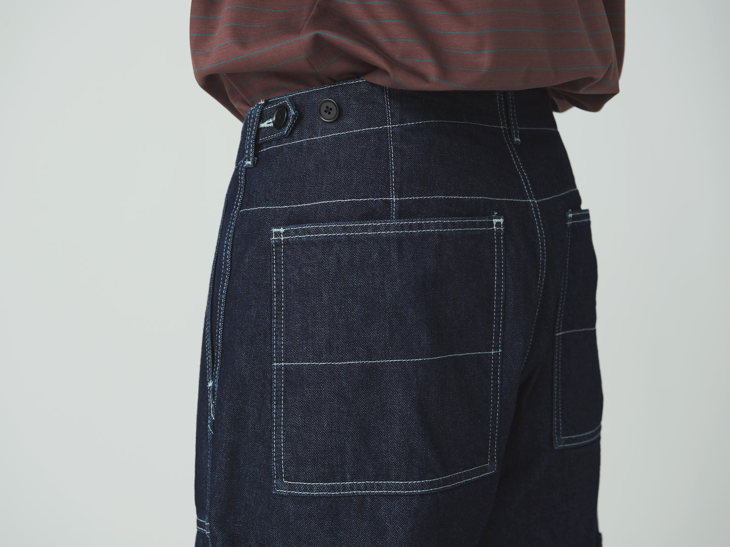 SNOW PEAK TAKIBI DENIM PANTS - INDIGO