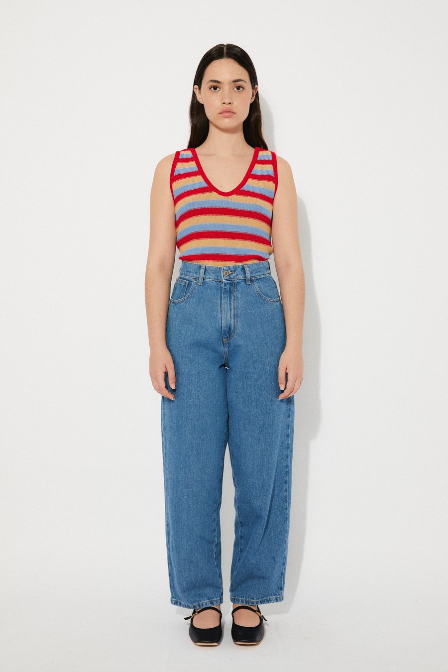 RITA ROW HAZE TOP - STRIPES