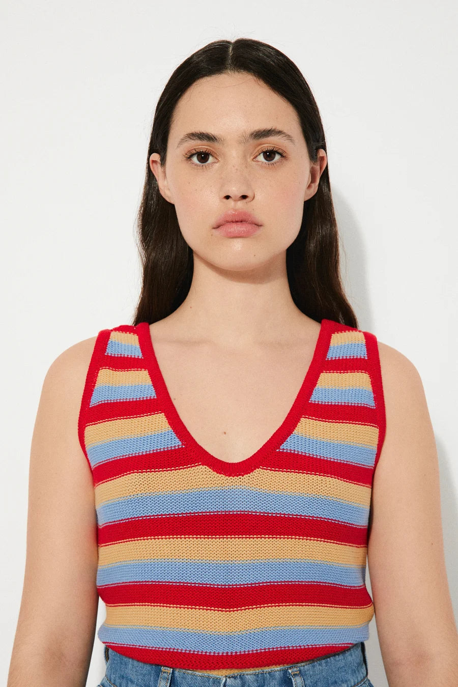 RITA ROW HAZE TOP - STRIPES
