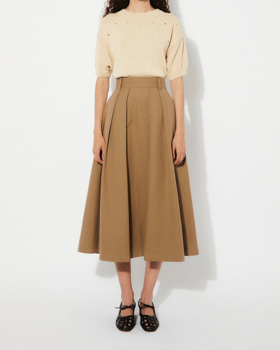 RITA ROW OPAL SKIRT - BROWN