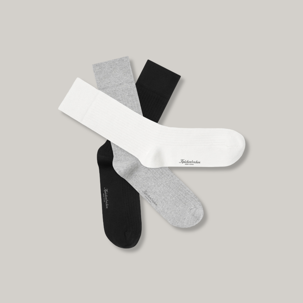 KNICKERBOCKER 3-PACK VARIETY COTTON SOCKS