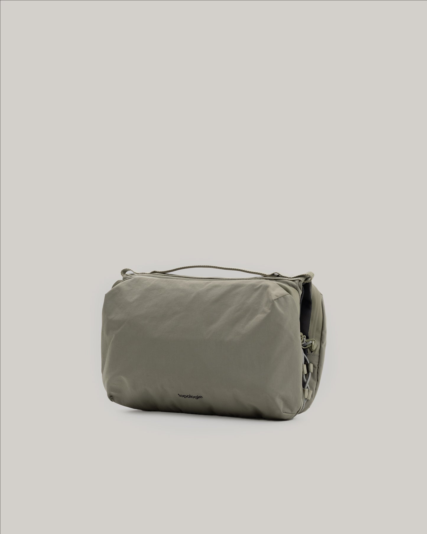 TOPOLOGIE BOTTLE SACOCHE LARGE DEEP FOREST METALLIC PUFFER