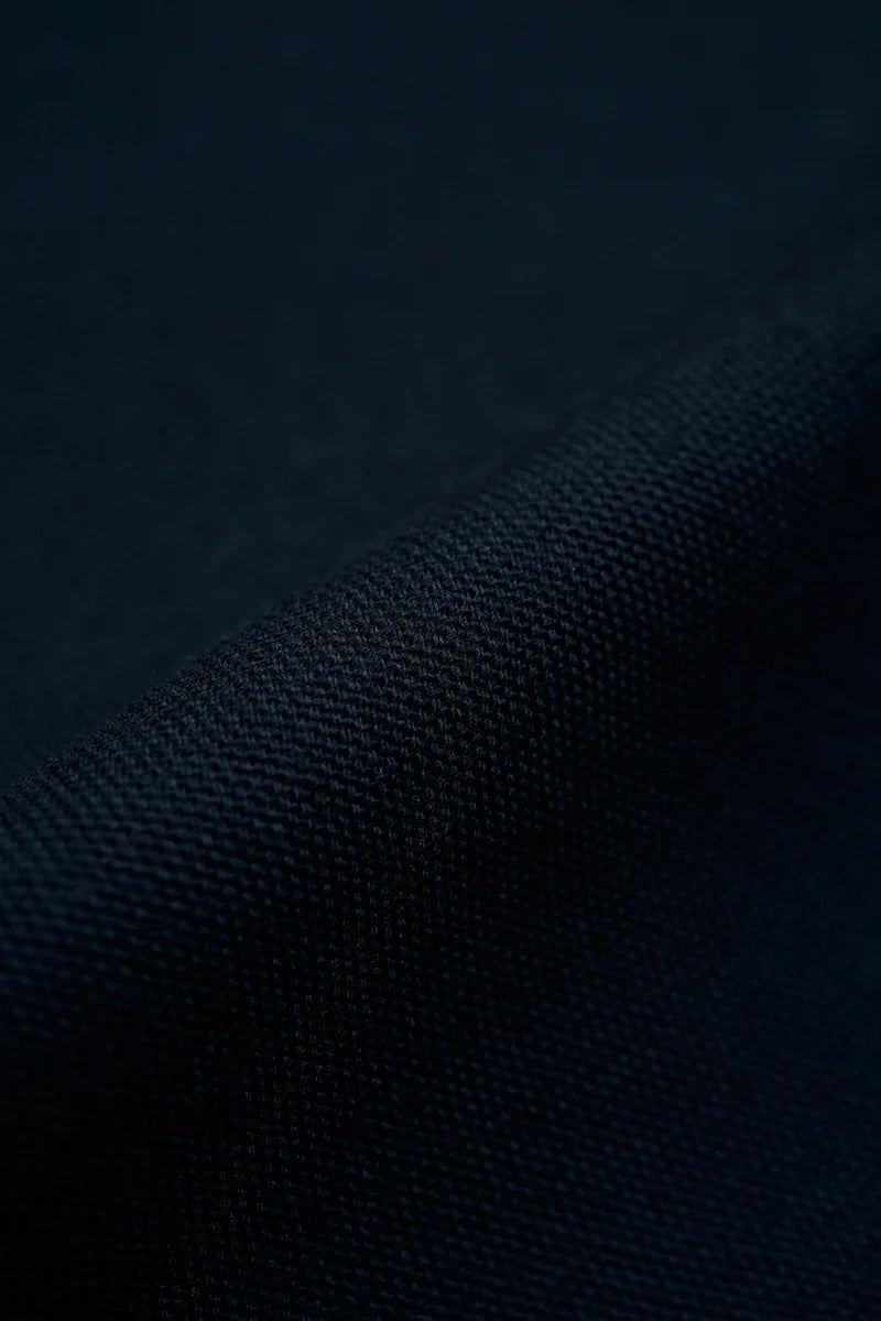 NIGEL CABOURN SHORT ANGLED JACKET - DUCK CANVAS - NAVY