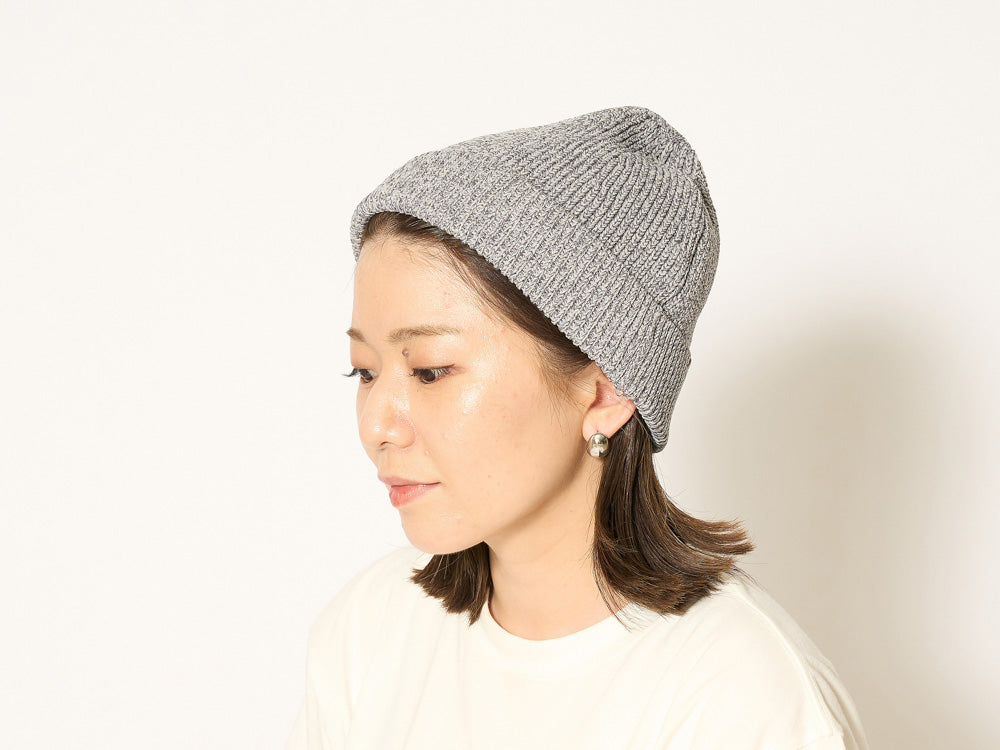 SNOW PEAK WG RECYCLED PE KNIT CAP - M GREY
