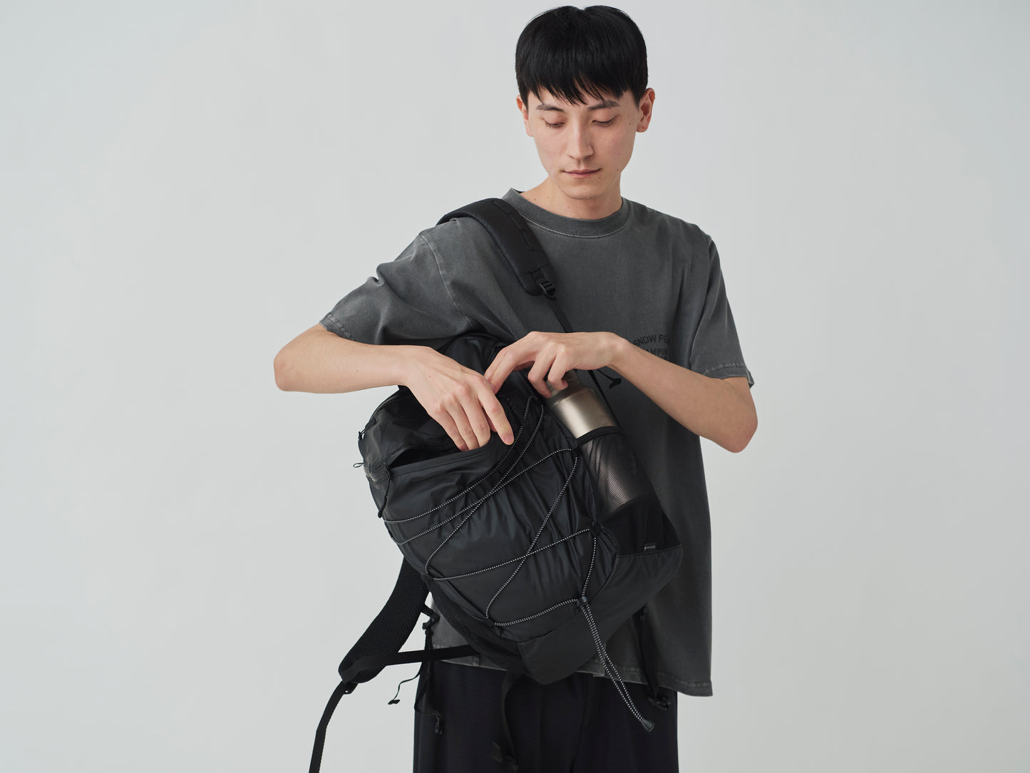 SNOW PEAK ACTIVE FIELD BACKPACK - BLACK