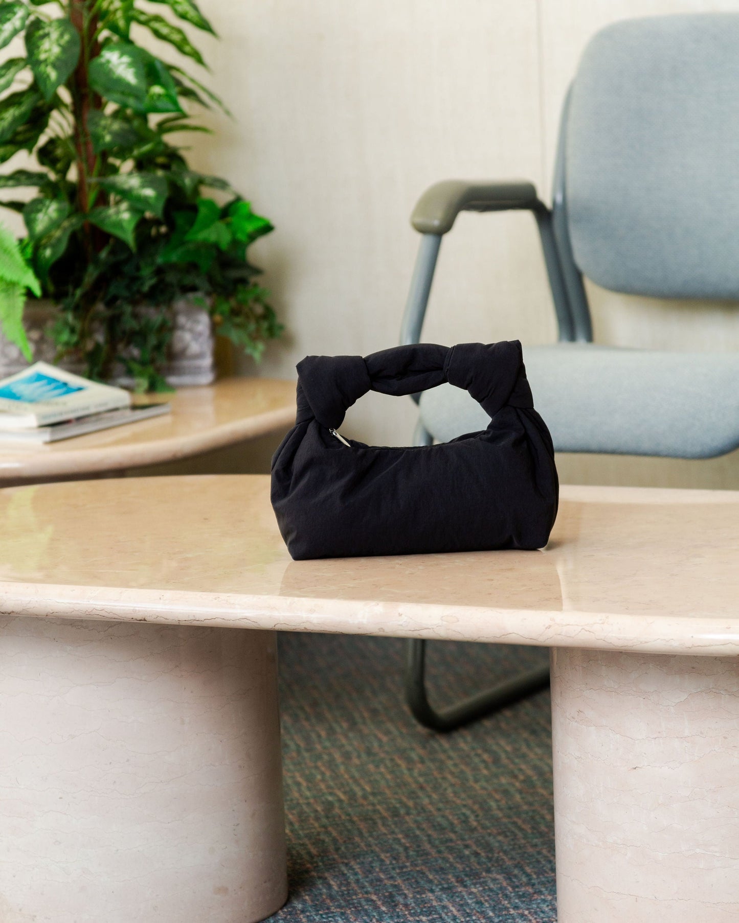 A BRONZE AGE - BAMBI BAG - BLACK NYLON
