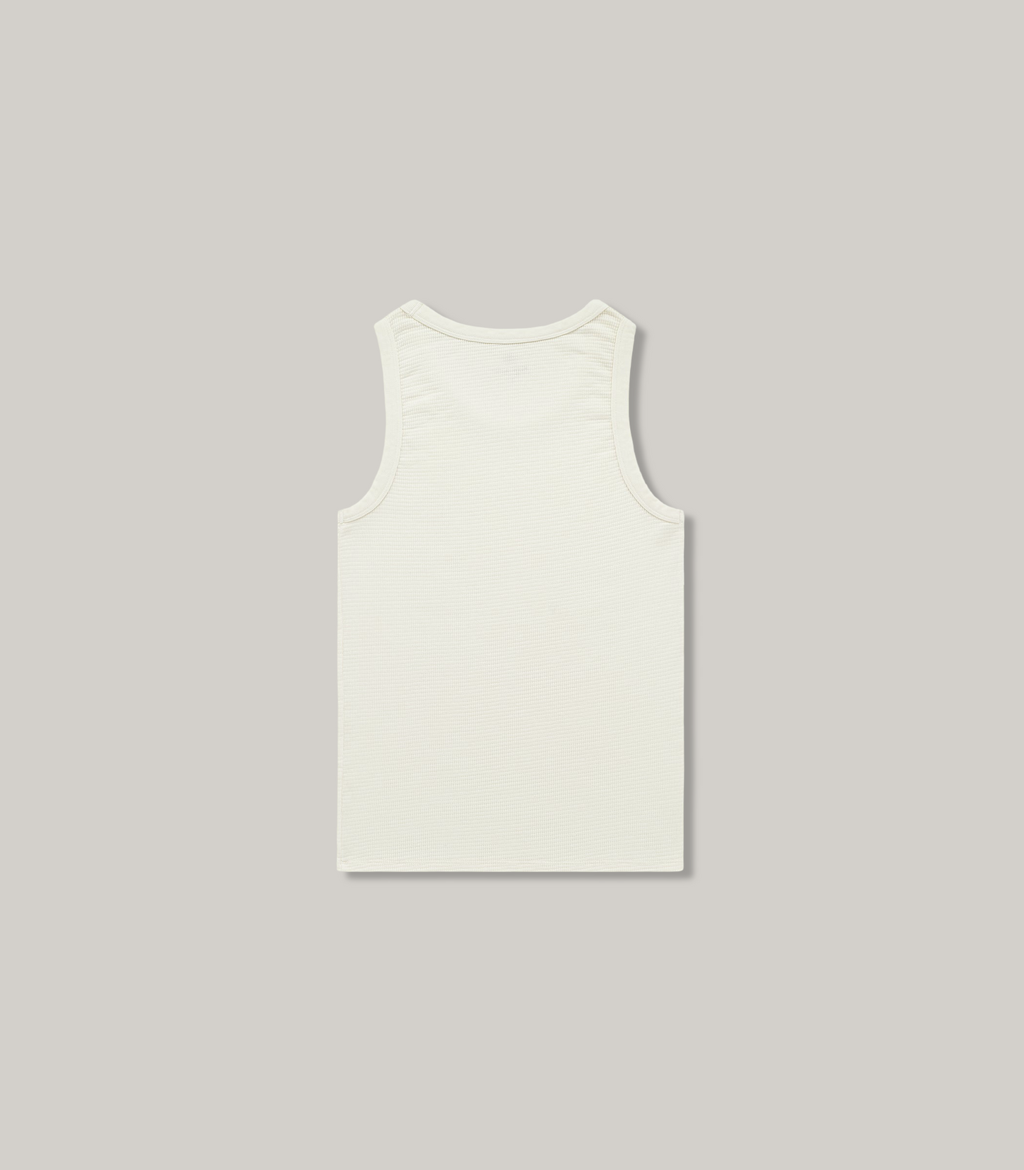 KNICKERBOCKER BOX KNIT TANK - MILK