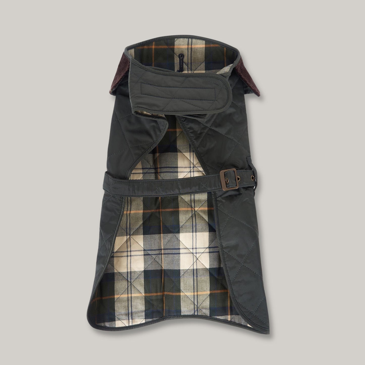 BARBOUR QUILTED DOG COAT - OLIVE