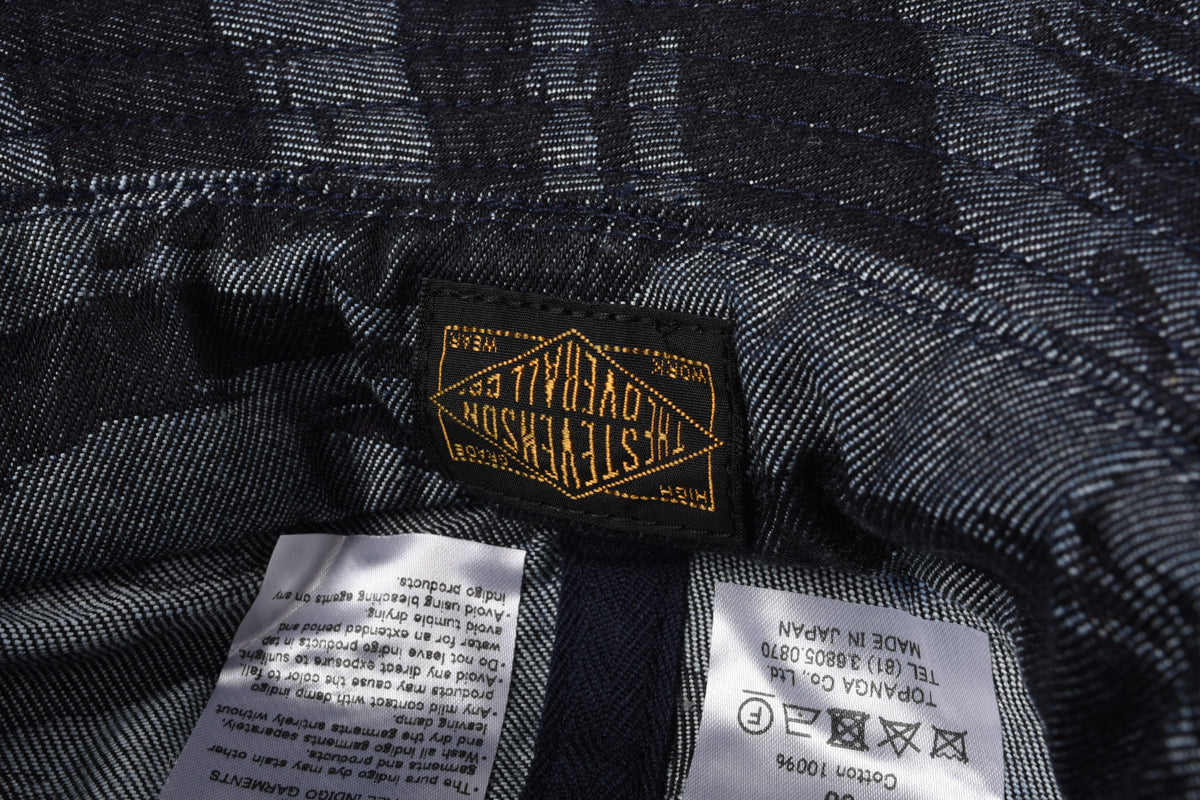 STEVENSON OVERALL CO. FIELD HAT - INDIGO TIGER CAMO