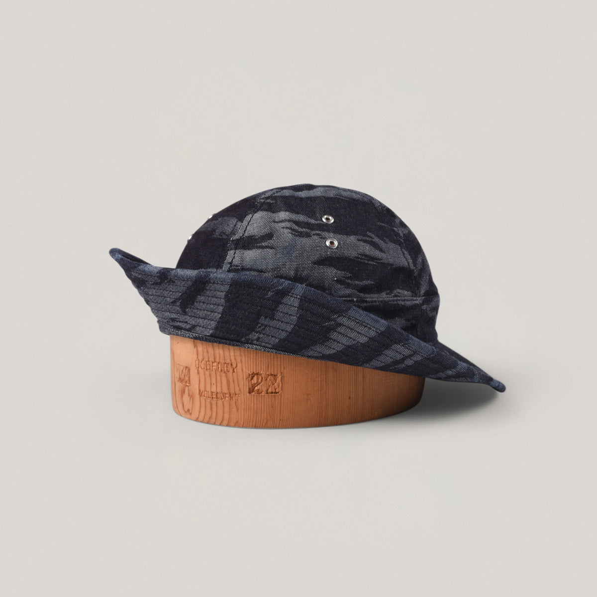 STEVENSON OVERALL CO. FIELD HAT - INDIGO TIGER CAMO