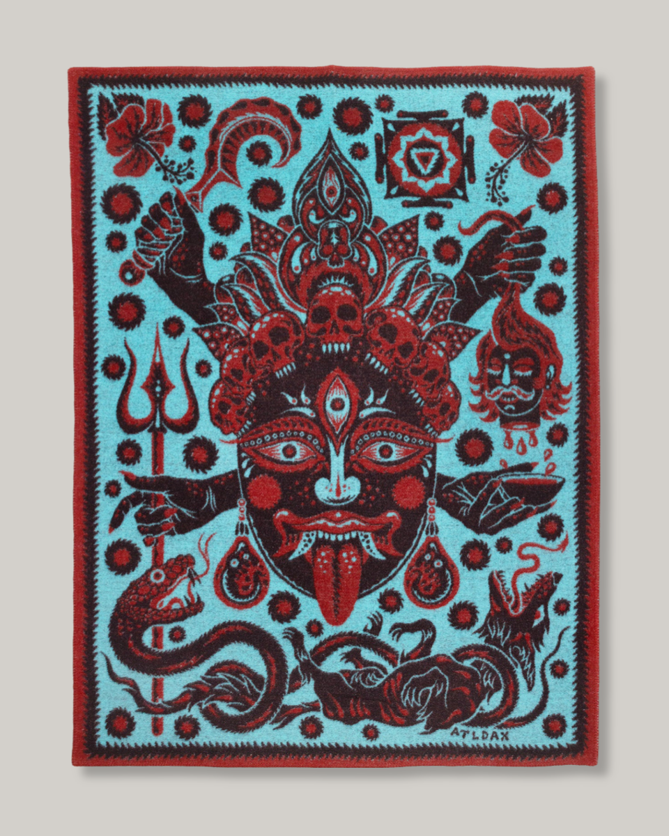 INDIGOFERA x BJÖRN ATLDAX WOOL BLANKET - KALI