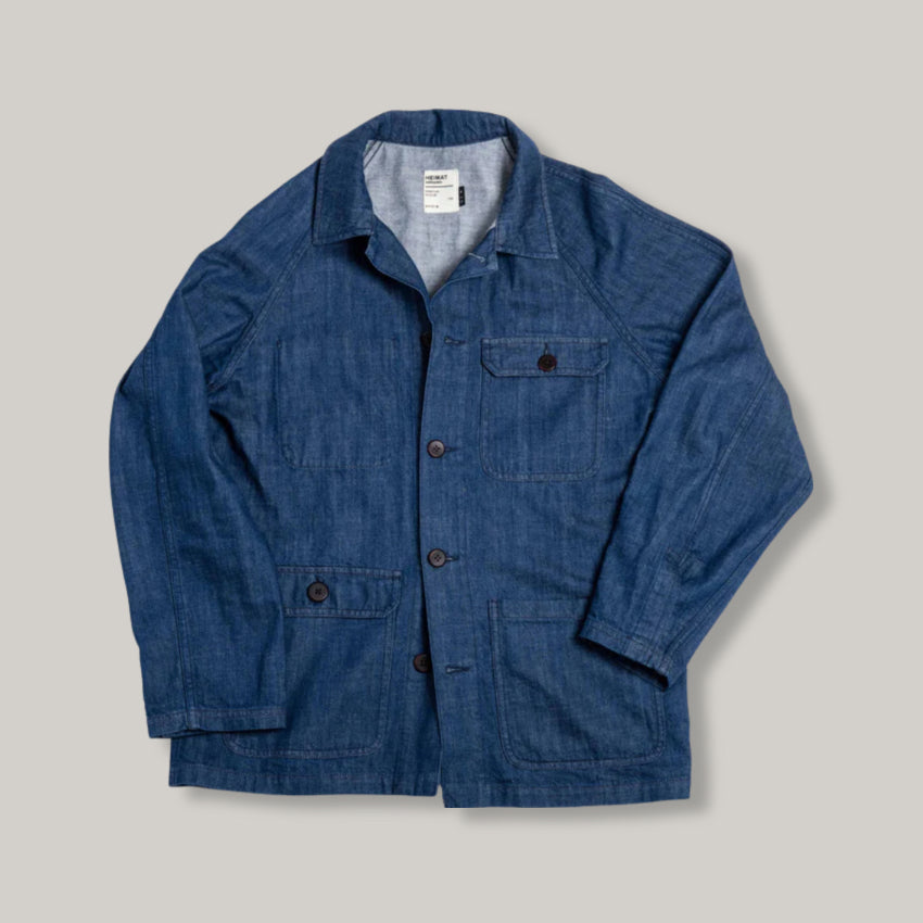 HEIMAT JOURNEY COAT - INDIGO RINSE