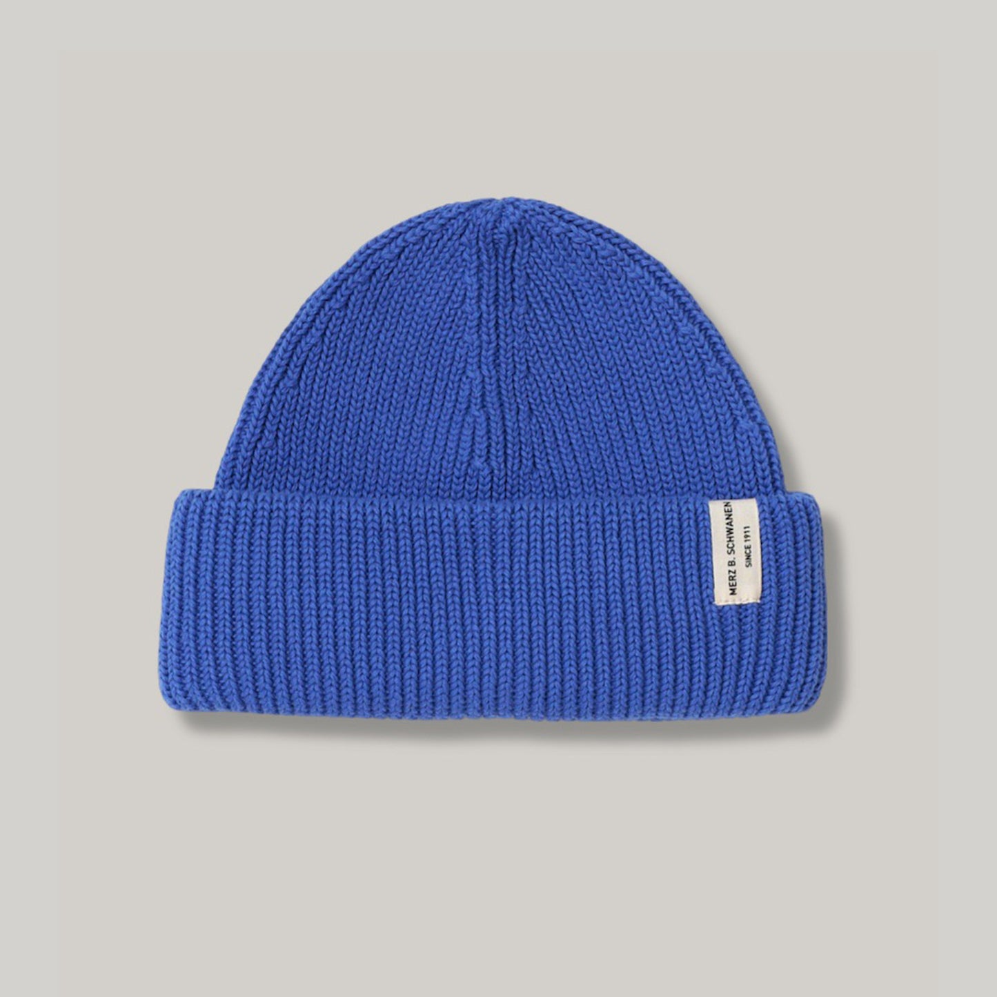 MERZ B. SCHWANEN KNB01 BEANIE - WASHED BLUE