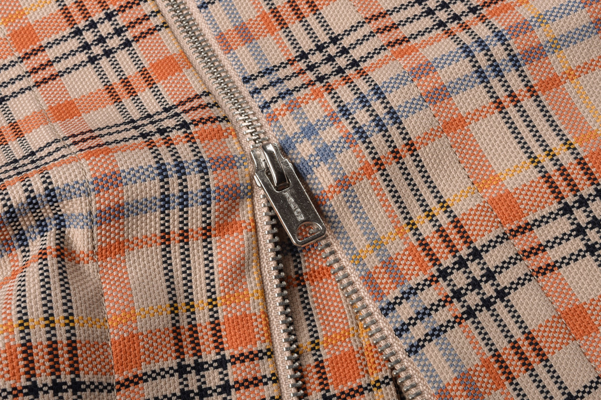 KNICKERBOCKER W.R. CANAL JACKET - ORANGE PLAID
