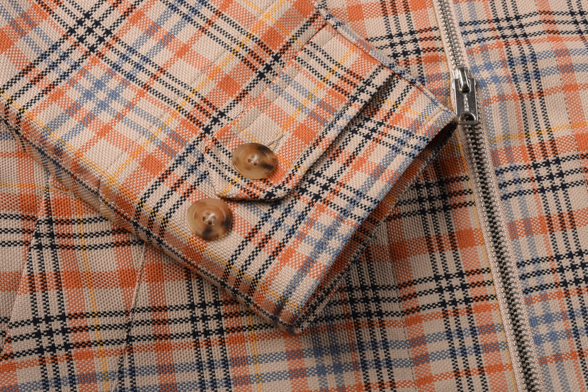 KNICKERBOCKER W.R. CANAL JACKET - ORANGE PLAID