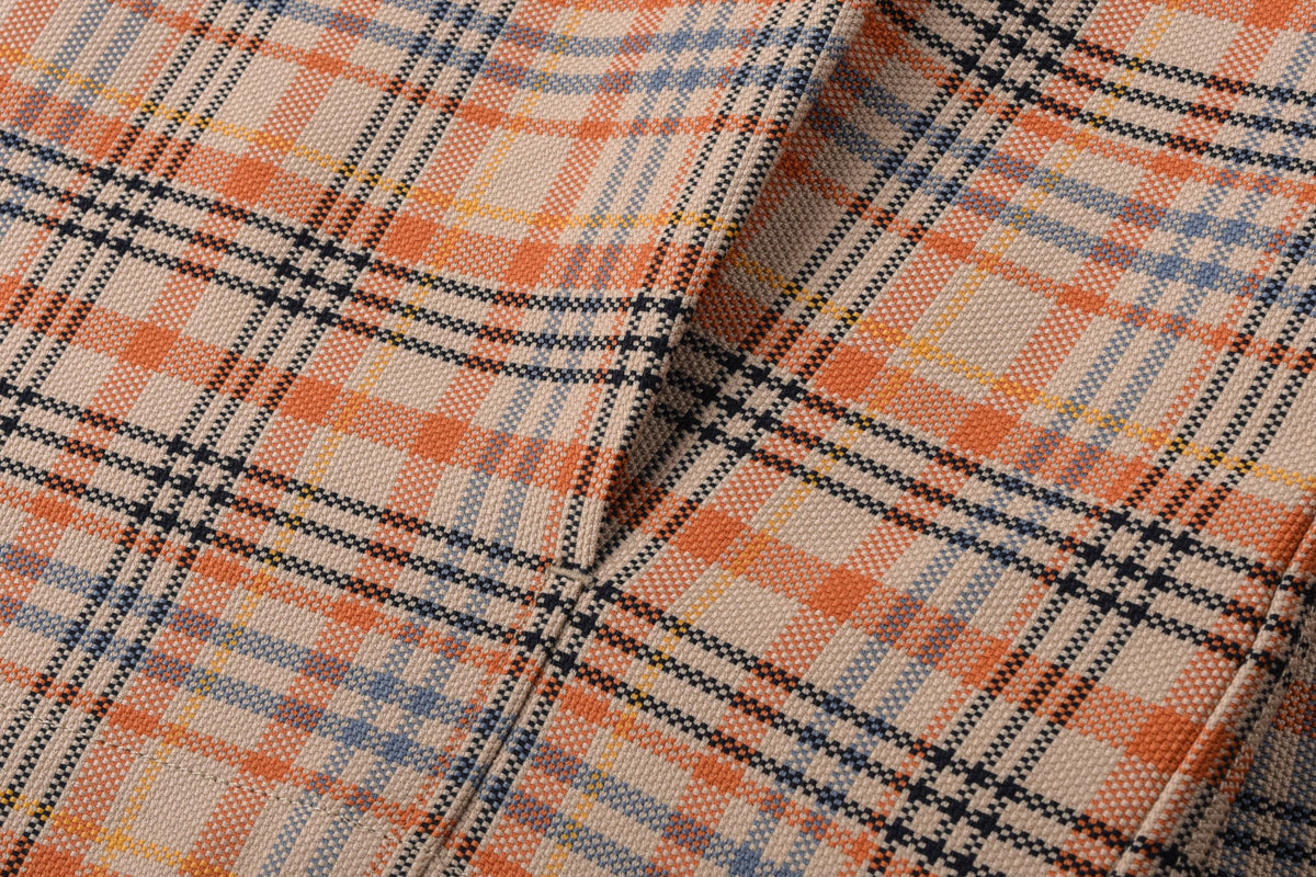 KNICKERBOCKER W.R. CANAL JACKET - ORANGE PLAID