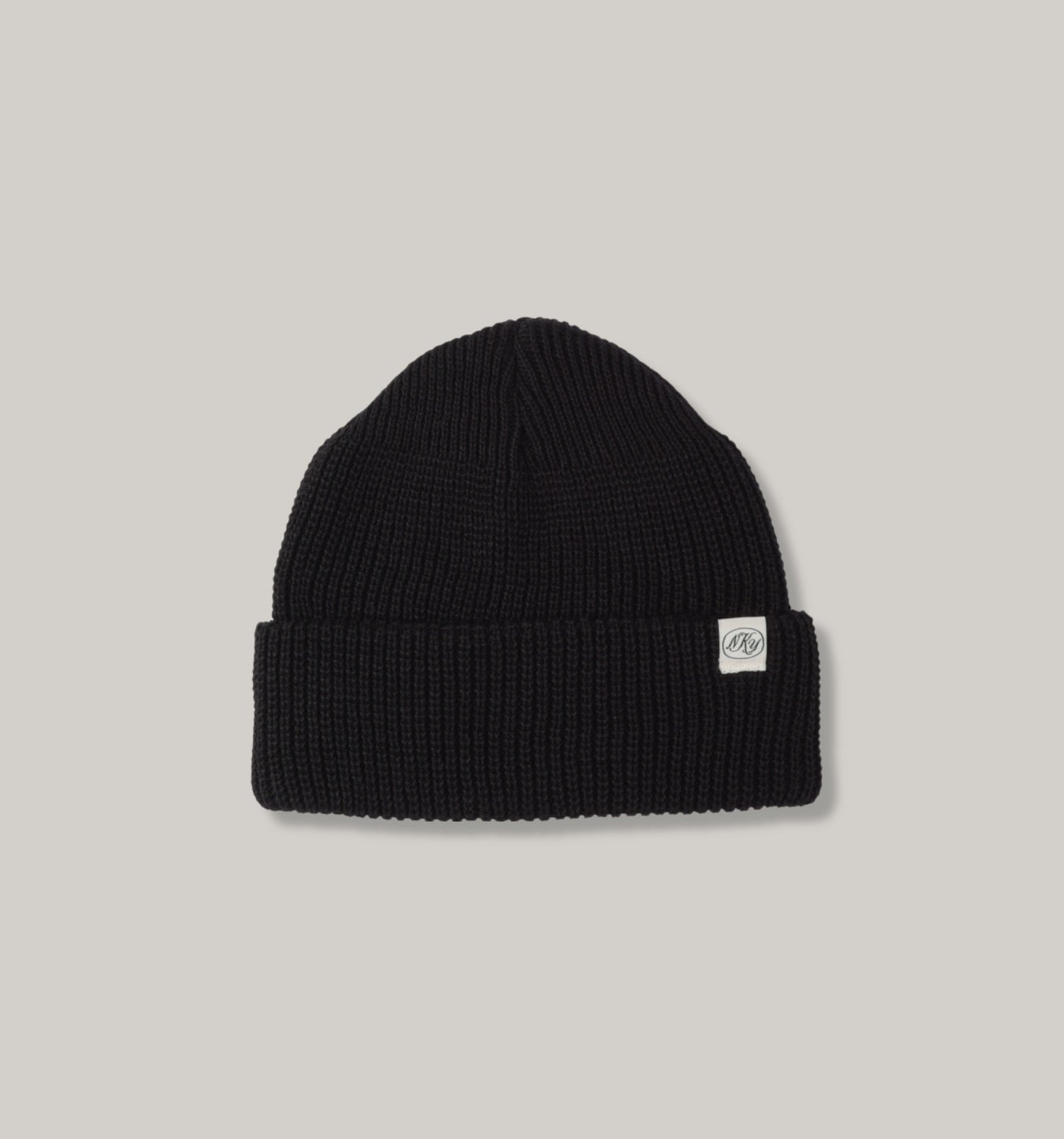 KNICKERBOCKER WATCH CAP - BLACK