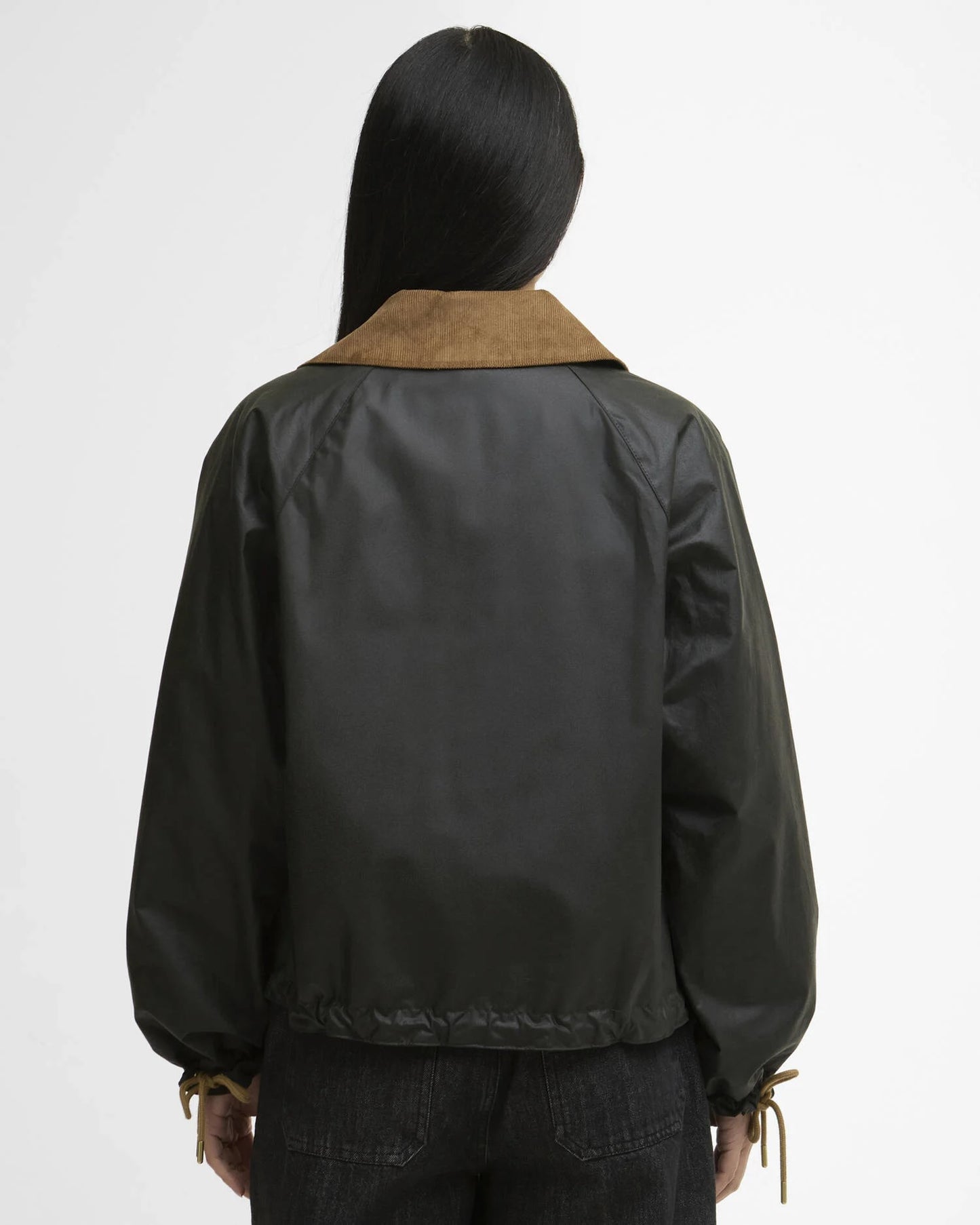 BARBOUR MARRON WAXED JACKET - FERN/ ANCIENT TARTAN