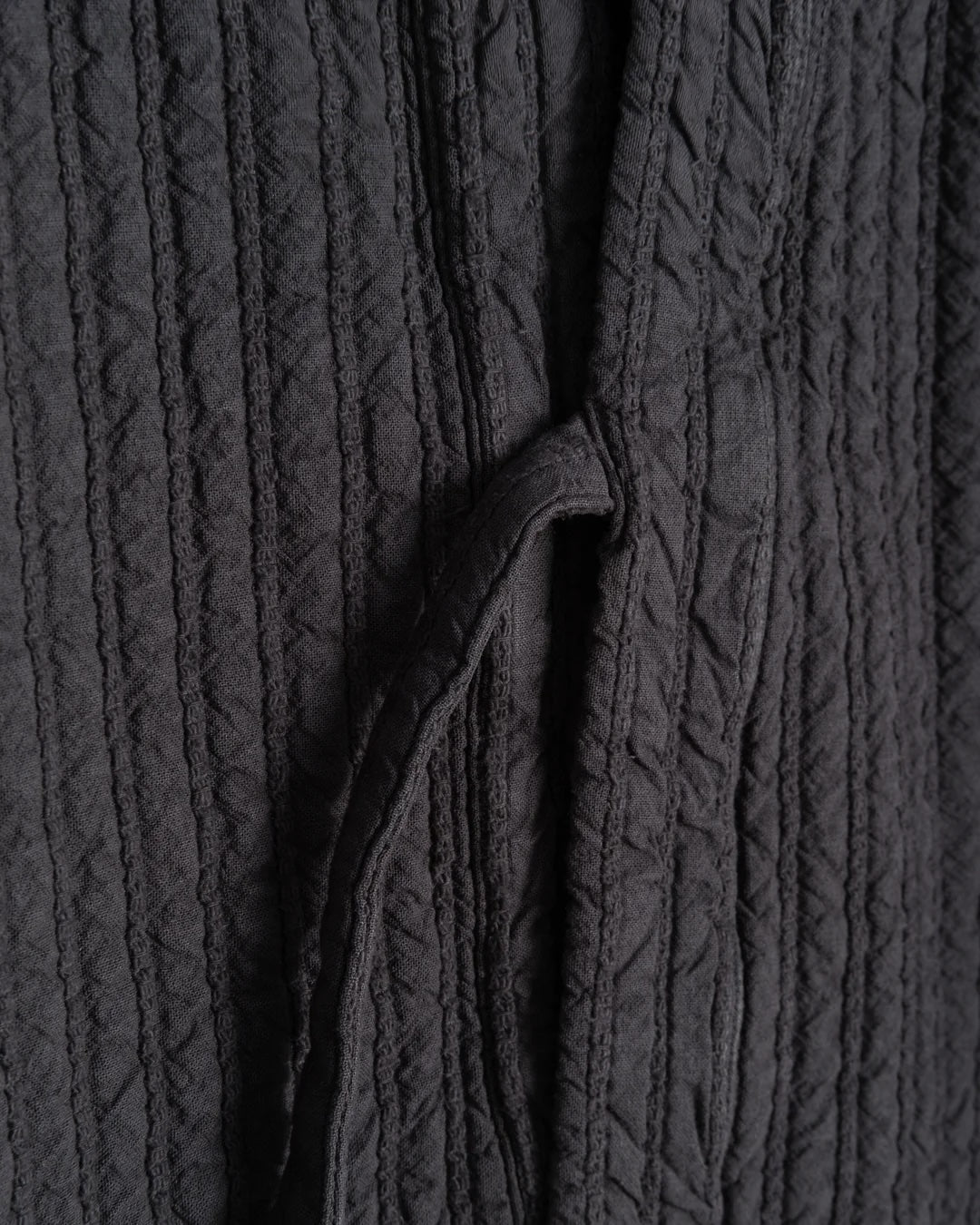 EAT DUST SHOGUN KIMONO - DUTTON JACQUARD - ASPHALT