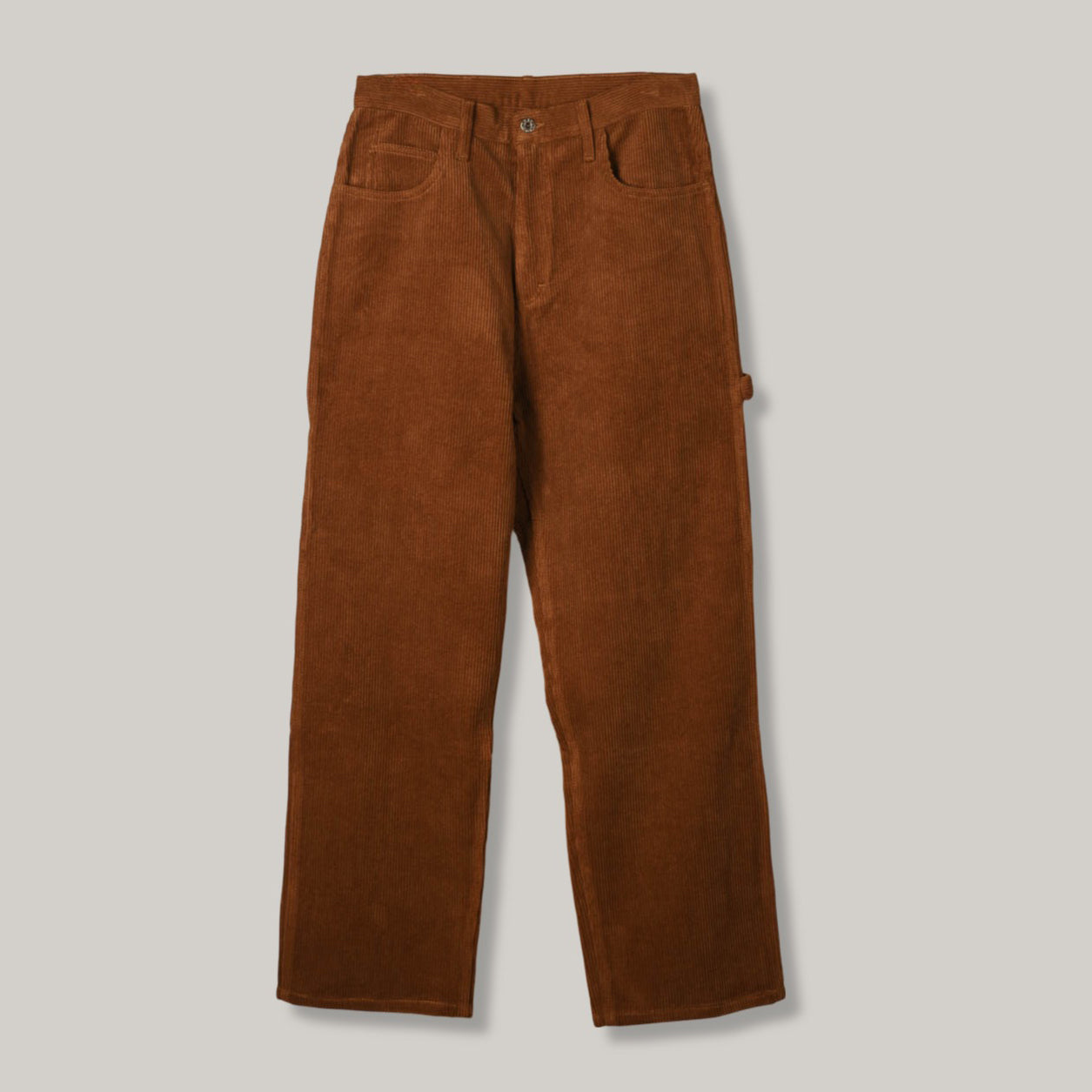 MONITALY DROP CROTCH PAINTER PANTS - CHESTNUT CORDUROY