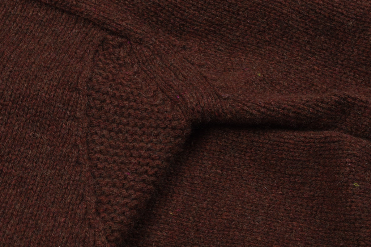 MERZ B. SCHWANEN LOCC01 CREW PULLOVER - CHESTNUT