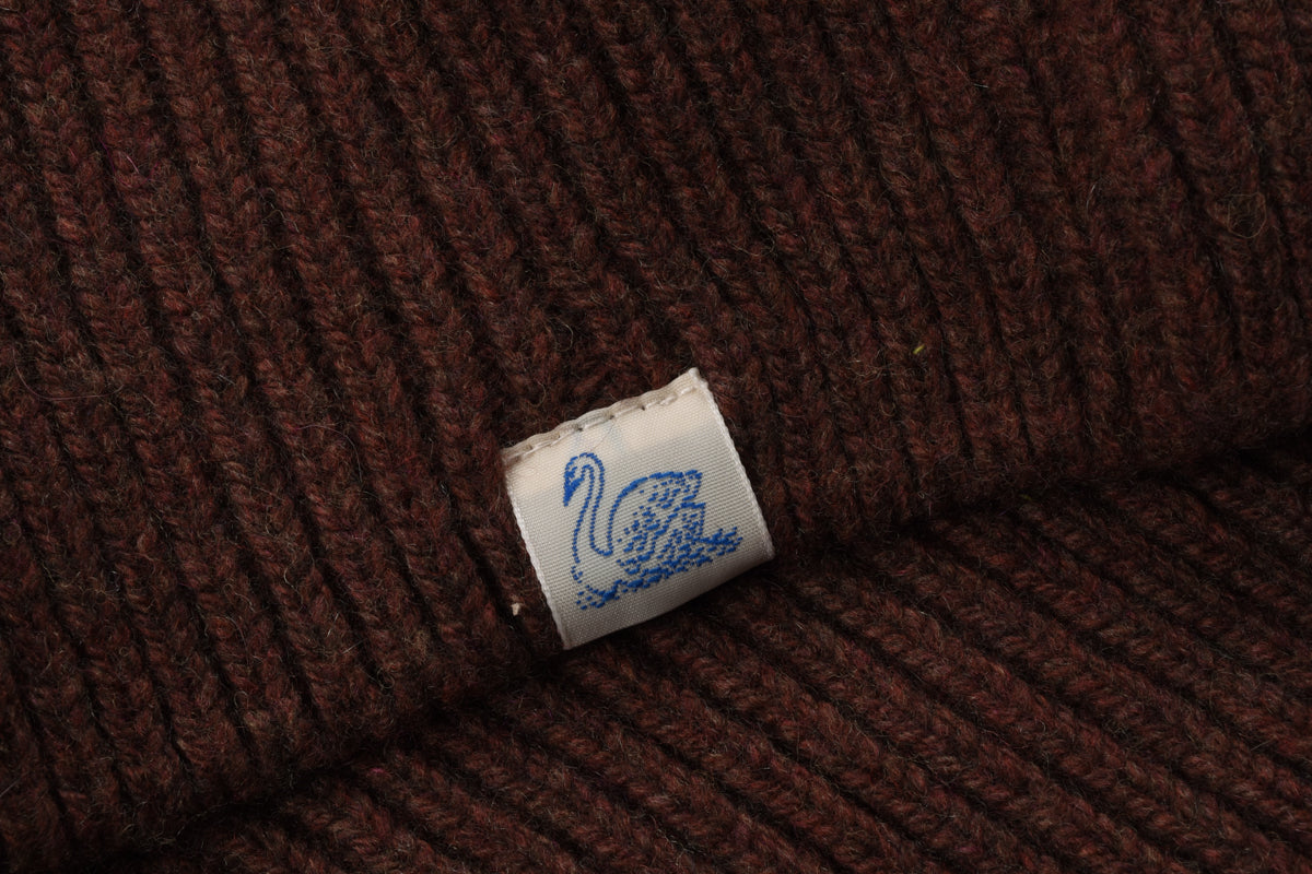 MERZ B. SCHWANEN LOCC01 CREW PULLOVER - CHESTNUT