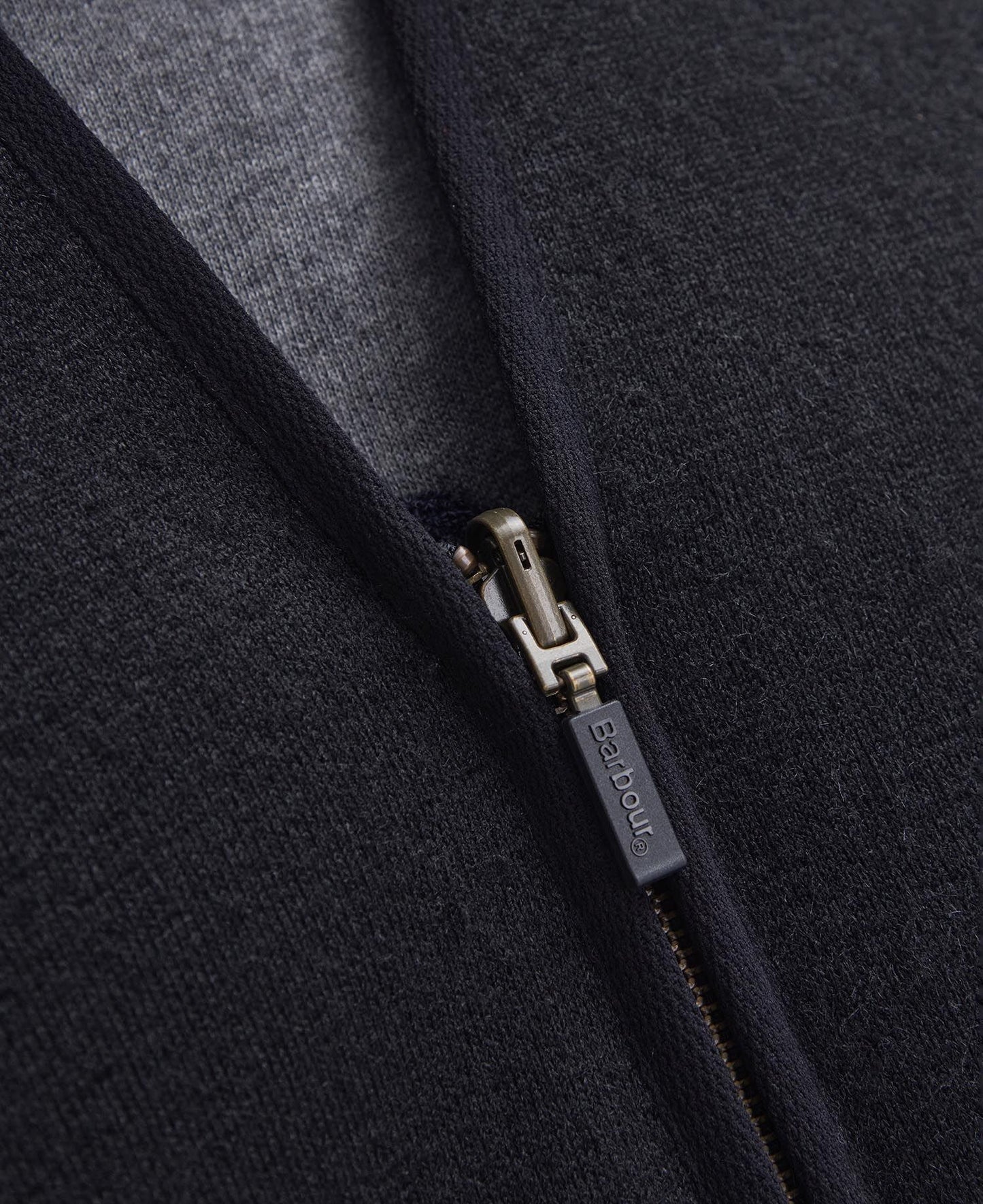 BARBOUR WARM PILE ZIP JACKET LINER - BLACK