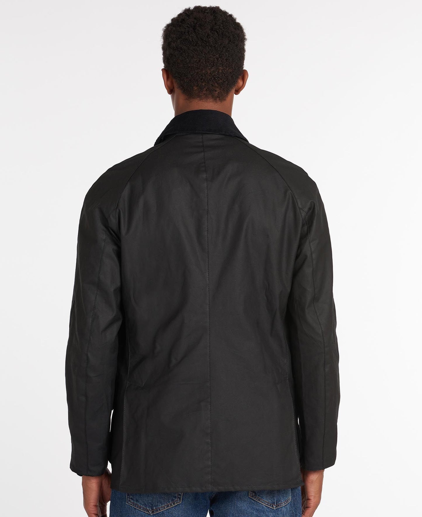BARBOUR ASHBY WAXED JACKET - BLACK