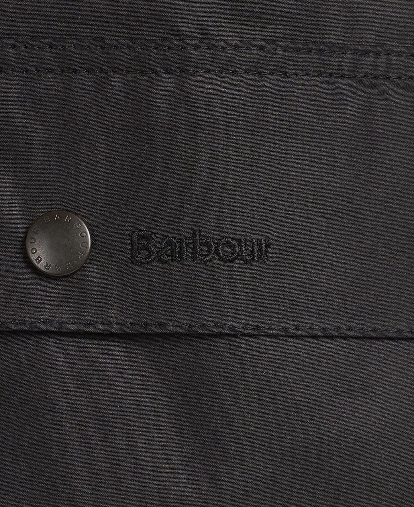BARBOUR ASHBY WAXED JACKET - BLACK
