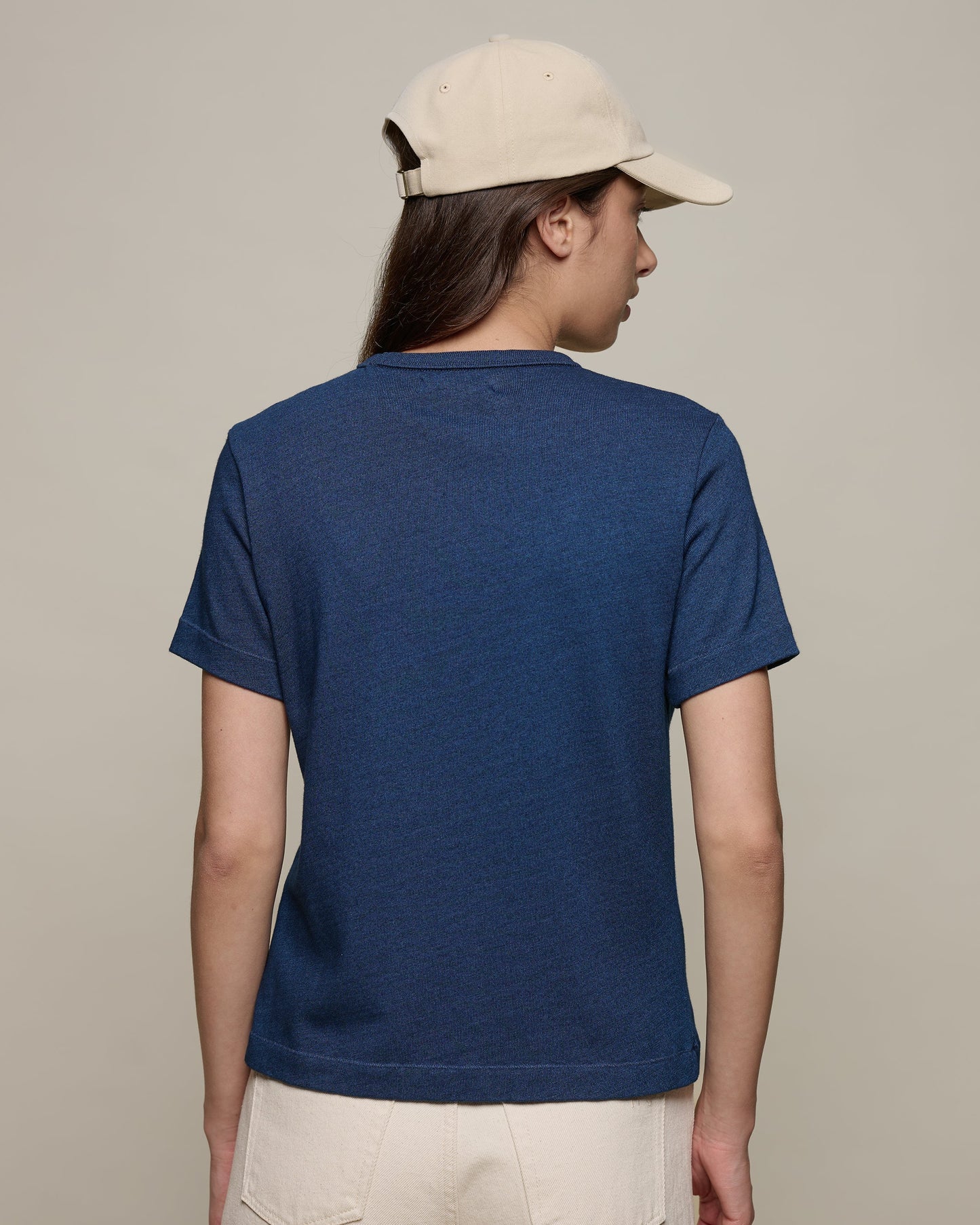 MERZ B. SCHWANEN WOMEN'S T-SHIRT - INDIGO