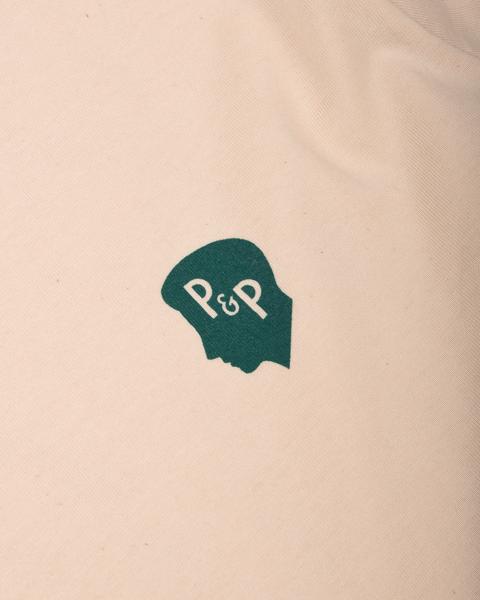 MERZ B SCHWANEN x PP BARBERS SOUVENIR TEE - NATURAL