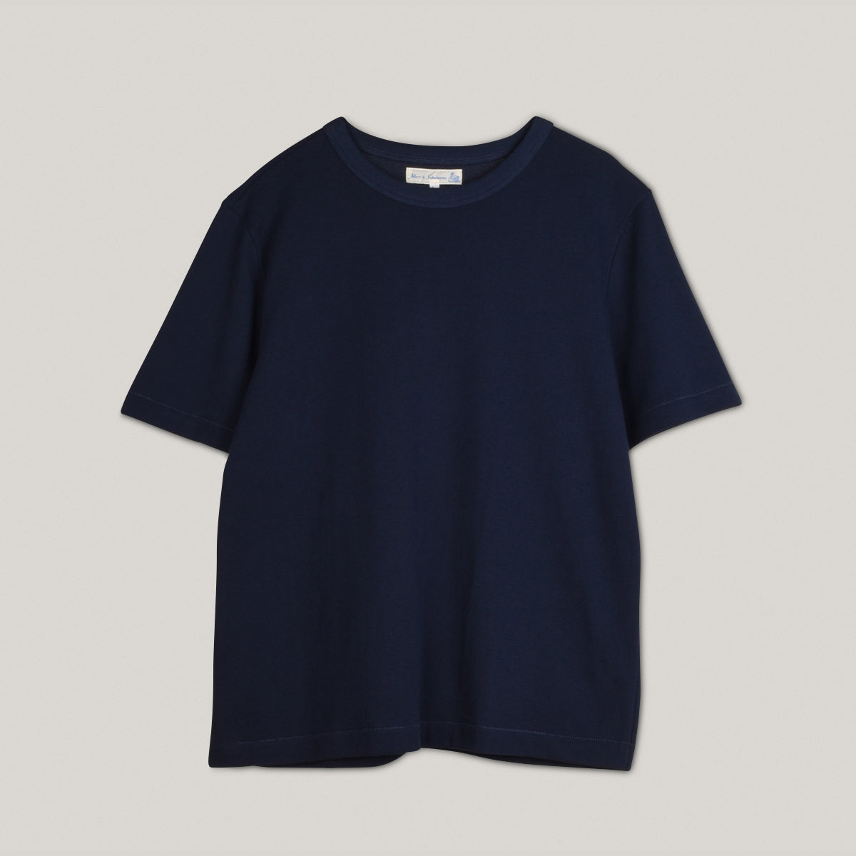 MERZ B. SCHWANEN 214PK CREW NECK T-SHIRT RELAXED FIT - INK BLUE