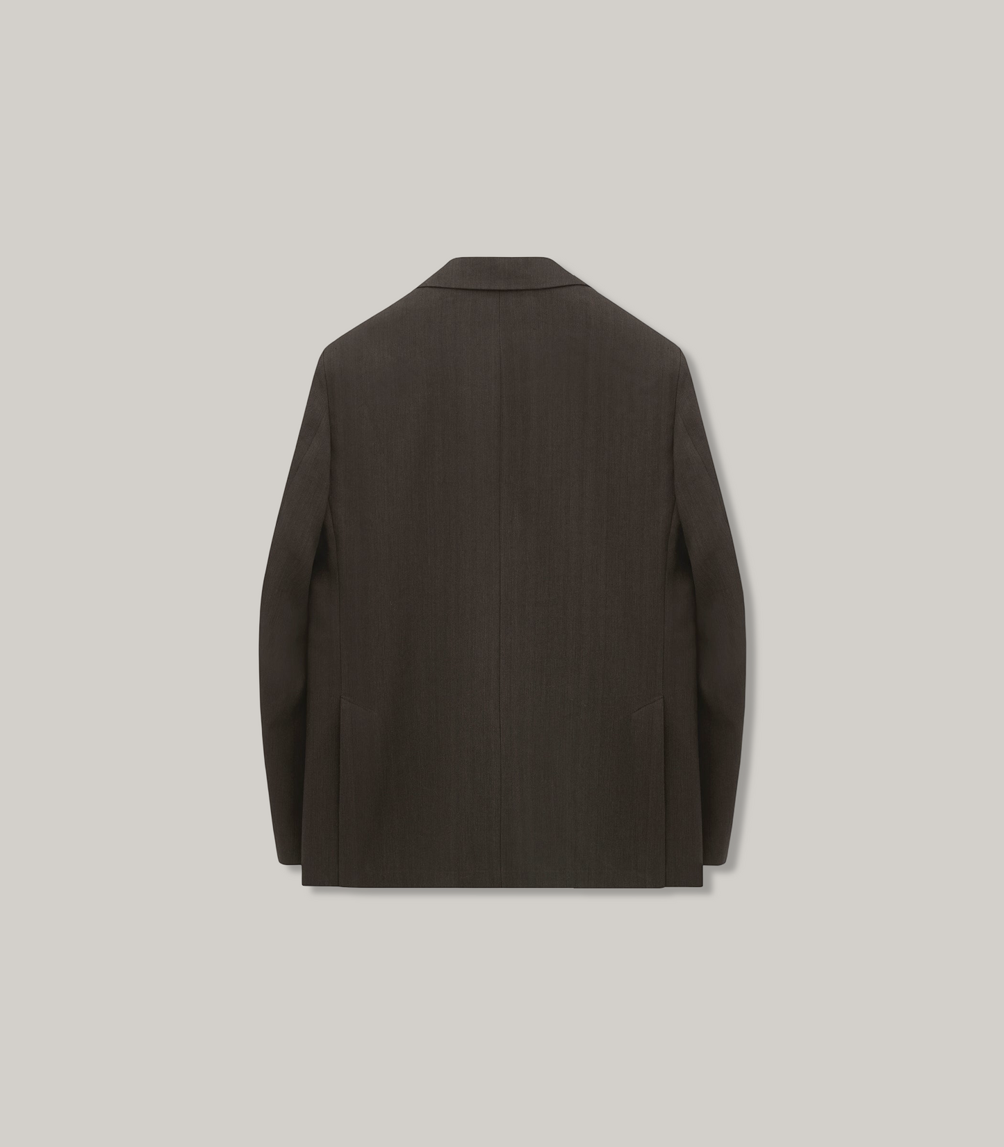 KNICKERBOCKER MILES S.B. COTTON & LINEN SUIT JACKET - COFFEE