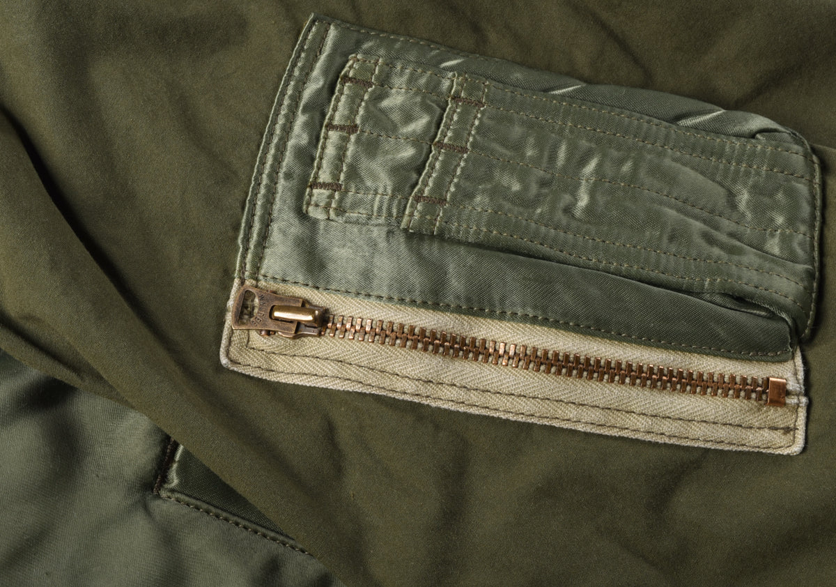 NIGEL CABOURN MA-1 MODIFIED JACKET - GREEN
