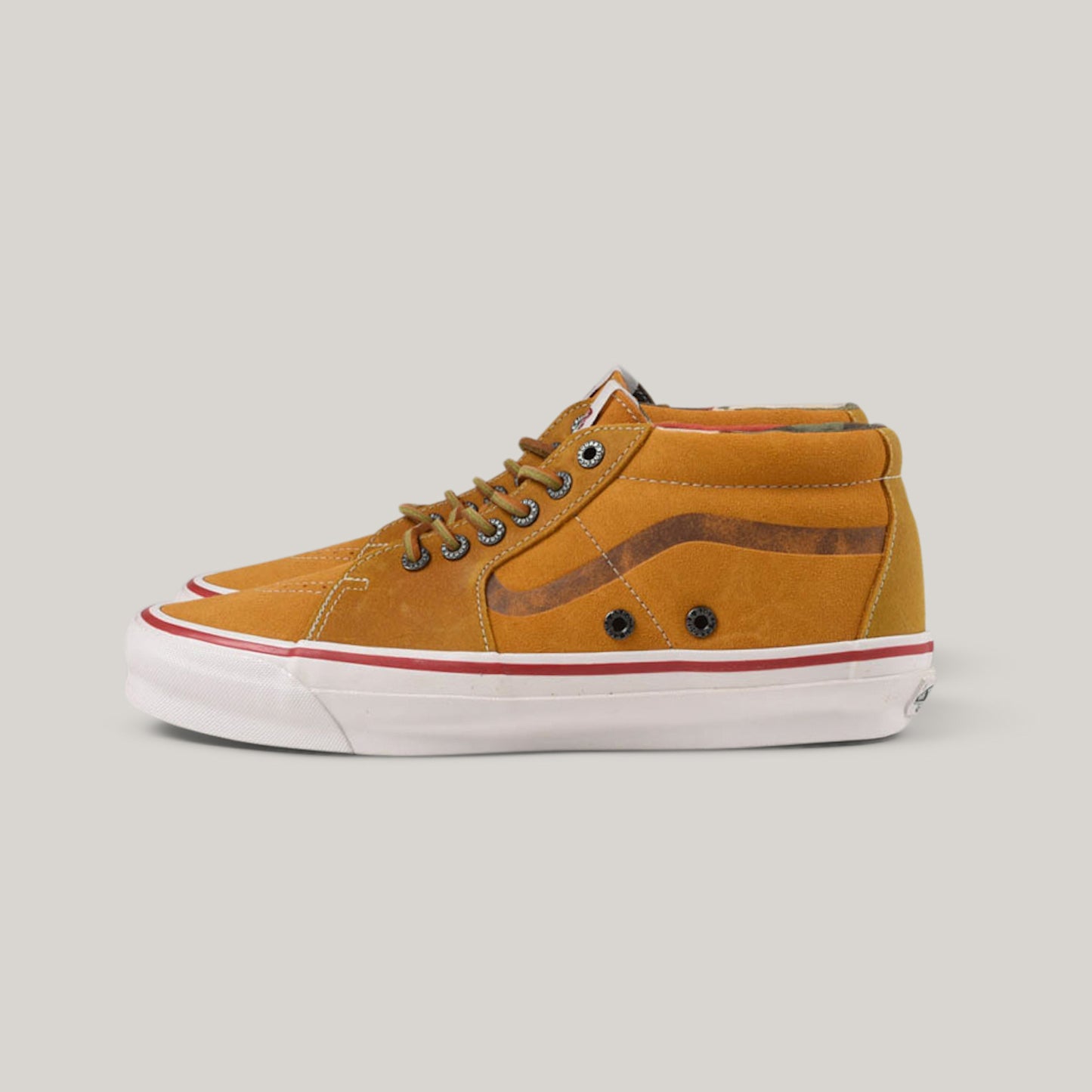 VANS VAULT X NIGEL CABOURN OOG SK8-MID LX - VINTAGE SUEDE TAN