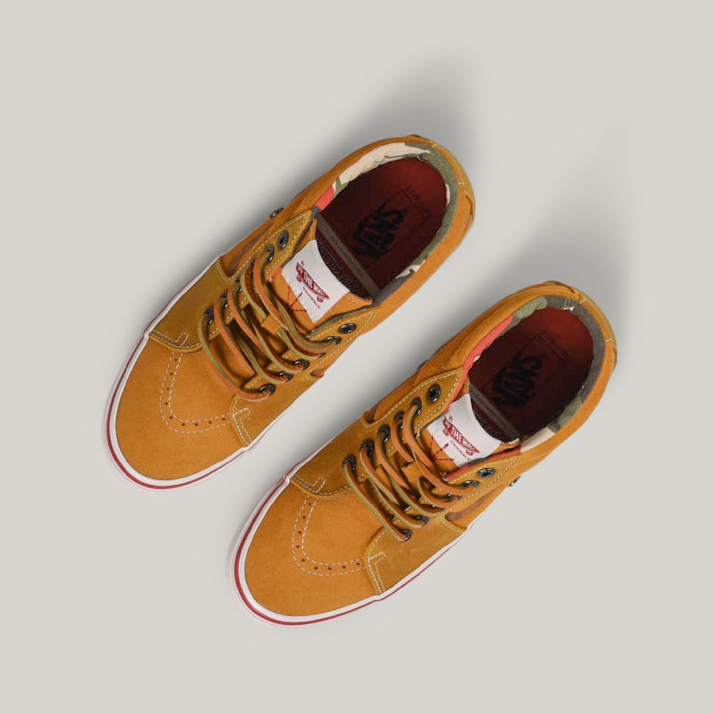 VANS VAULT X NIGEL CABOURN OOG SK8-MID LX - VINTAGE SUEDE TAN