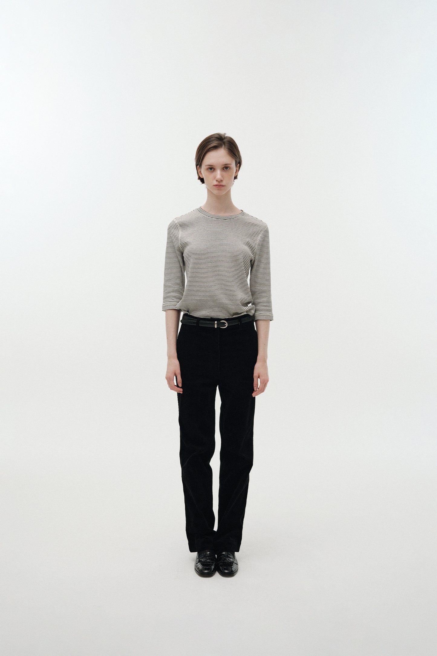 NOTHING WRITTEN BRODY CORDUROY PANTS - BLACK