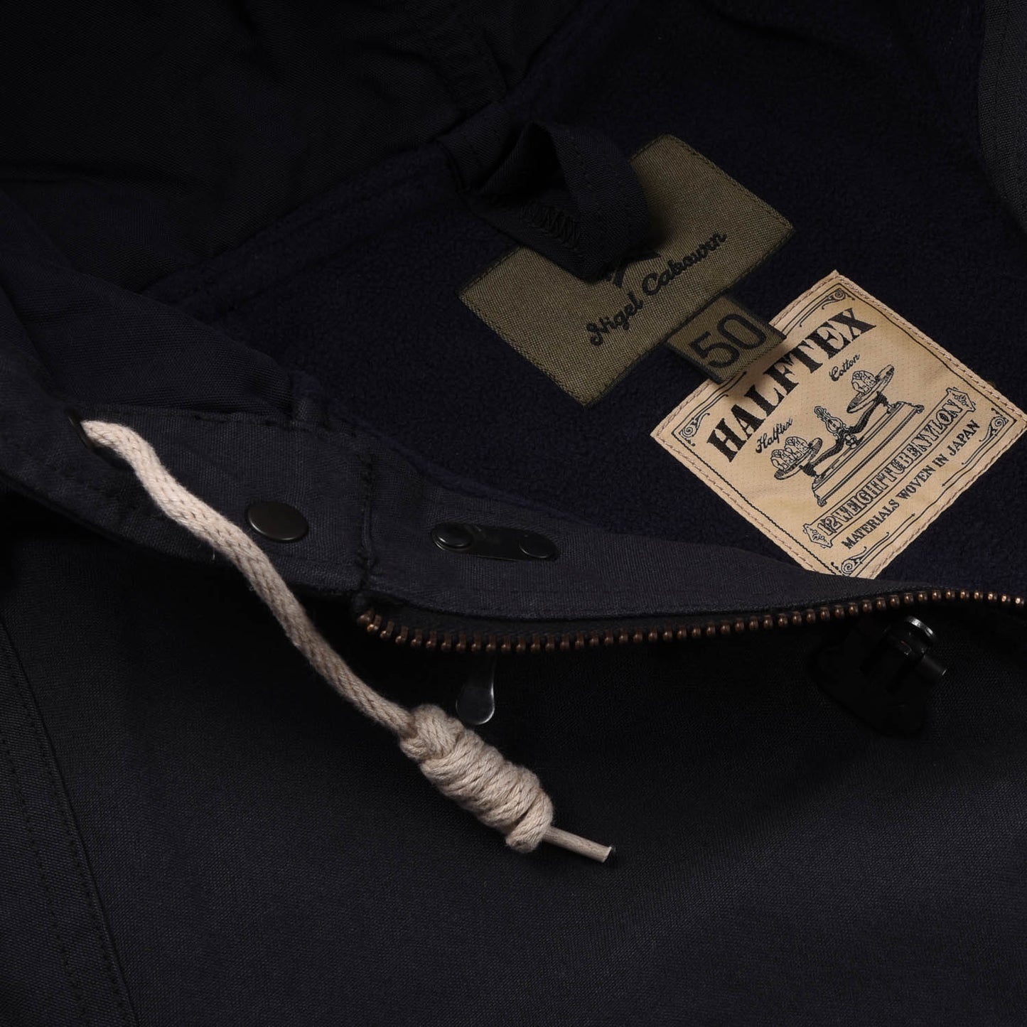 NIGEL CABOURN HALFTEX DECK JACKET - DARK NAVY