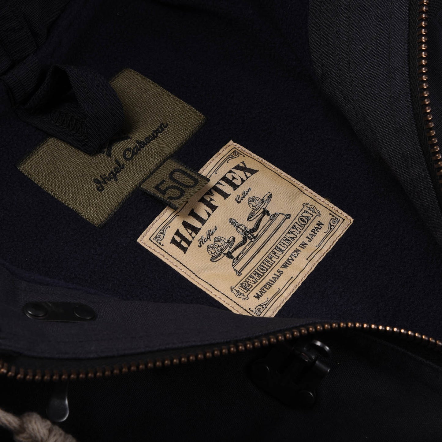 NIGEL CABOURN HALFTEX DECK JACKET - DARK NAVY