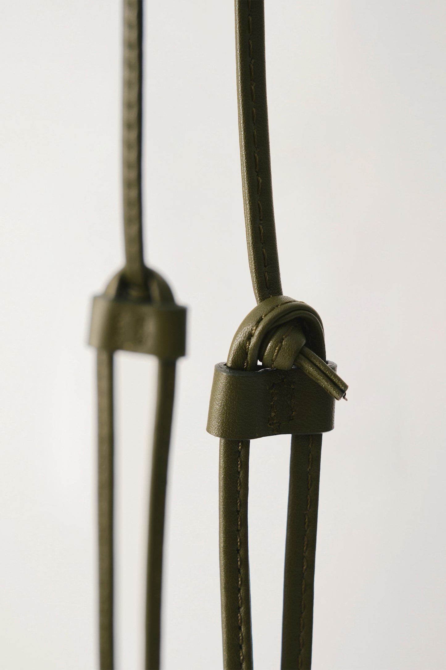NOTHING WRITTEN FATU MINI SHOULDER BAG - OLIVE SUEDE